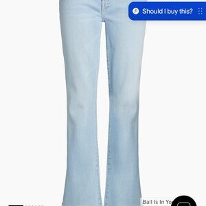 Mother Denim. Hustler Ankle Fray. Home on The Range.  33.
